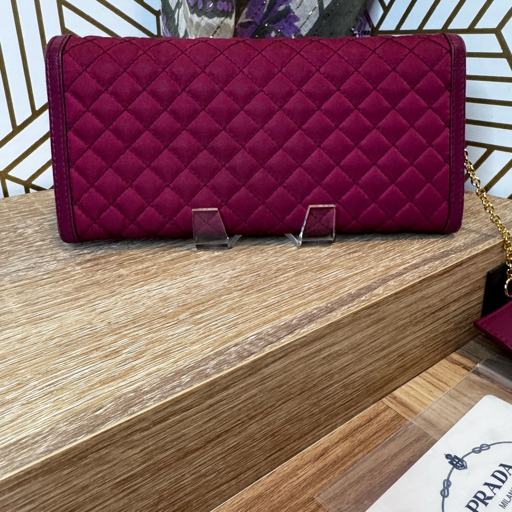 Prada Ibisco Continental Tessuto Zip Wallet - Picture 6 of 16